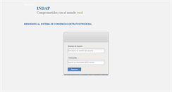 Desktop Screenshot of convenioprodesal.indap.cl